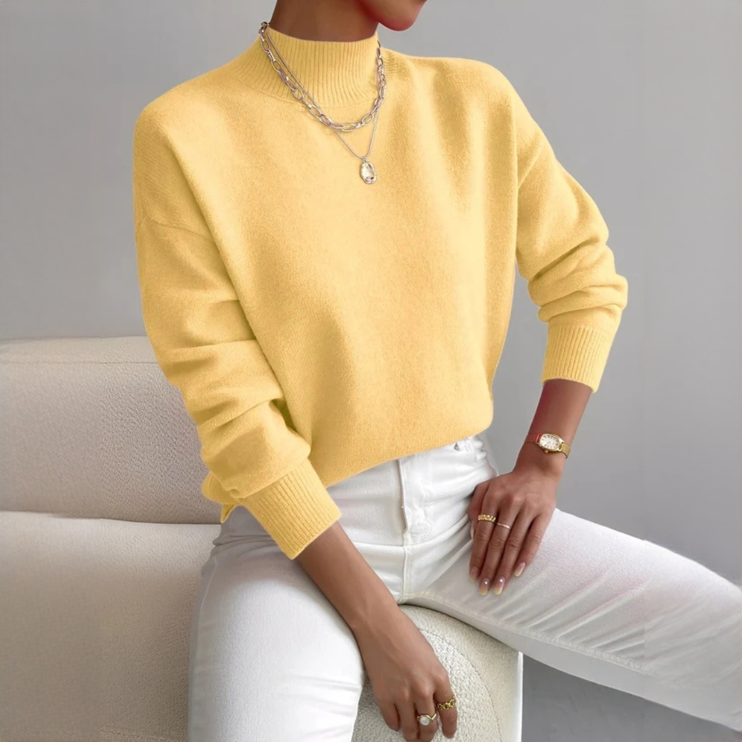 Rosbell - Elegant and chic turtleneck sweater