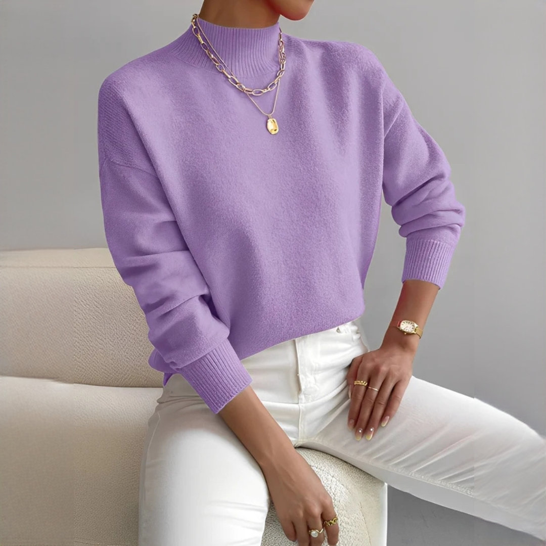 Rosbell - Elegant and chic turtleneck sweater