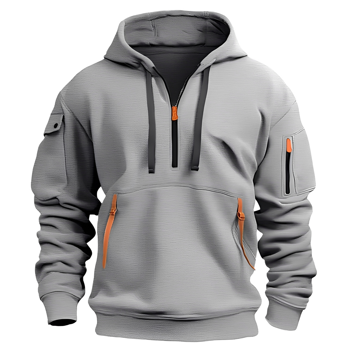 Norton - Durable half-zip hoodie
