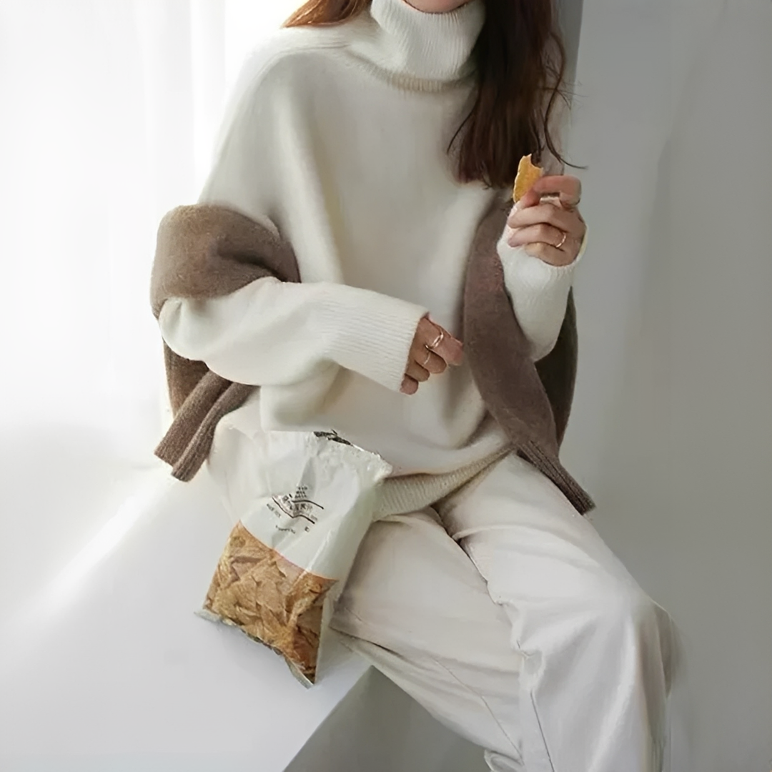 Adiene - Elegant and cuddly turtleneck sweater