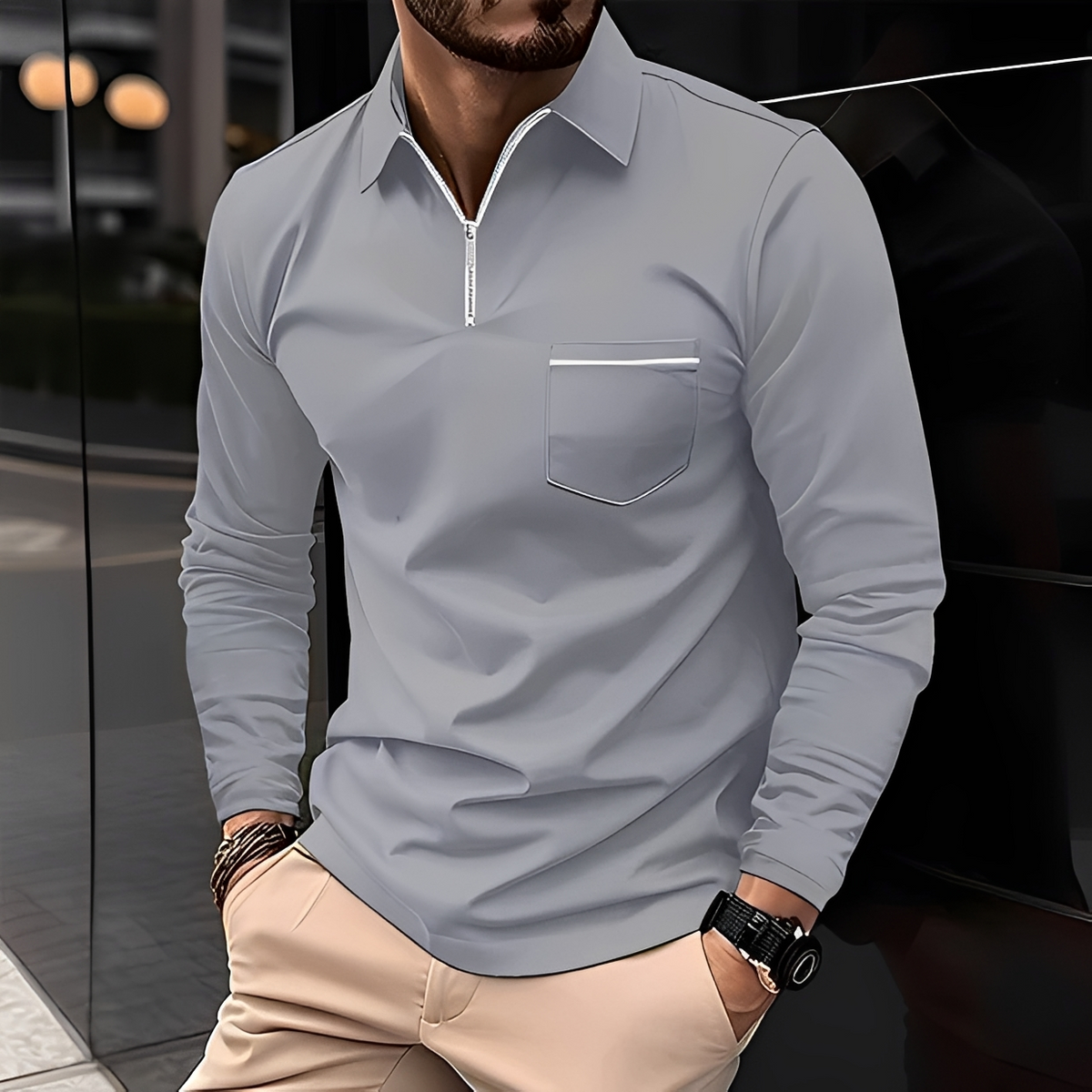 Randelle - Long-sleeve casual shirt