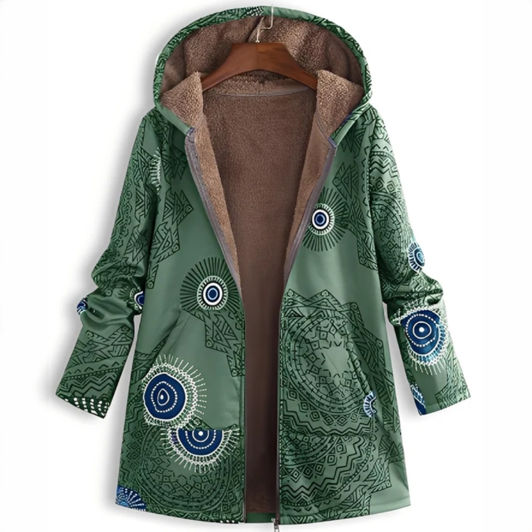 Jaslene - Classic and warm jacket with hood
