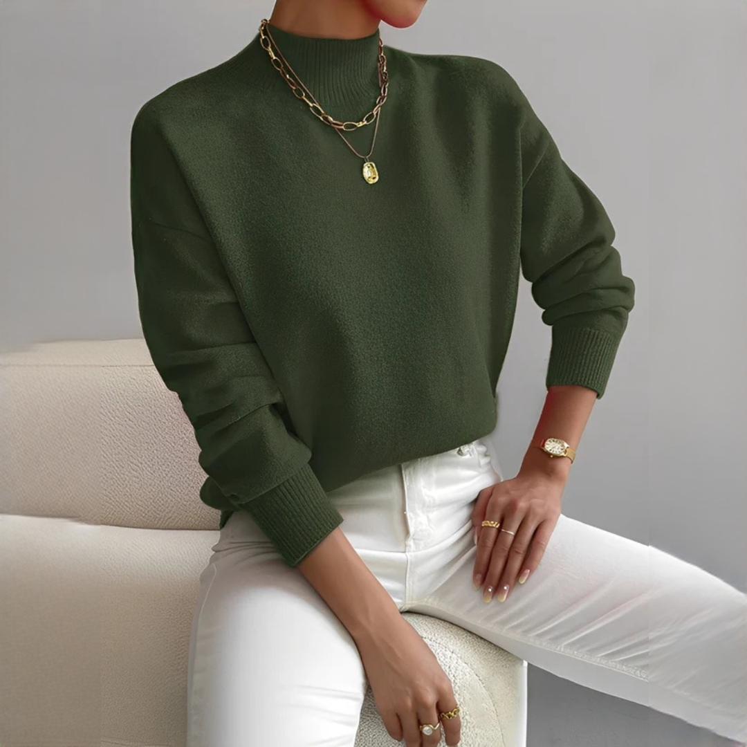 Rosbell - Elegant and chic turtleneck sweater