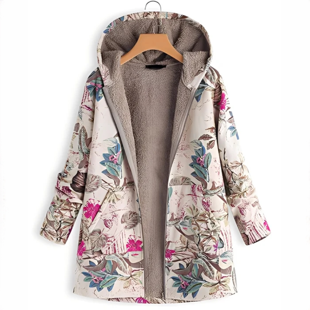 Jaslene - Classic and warm jacket with hood