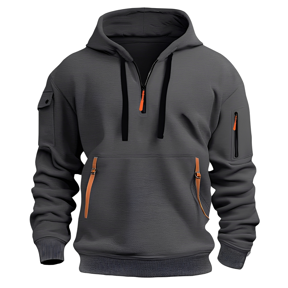 Norton - Durable half-zip hoodie