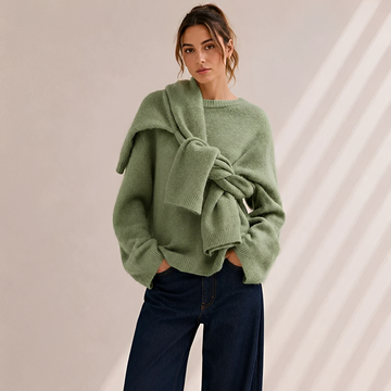 Clariza - Cozy and warm crew neck sweater