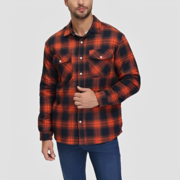 Marlon - Sturdy winter checkered shirt