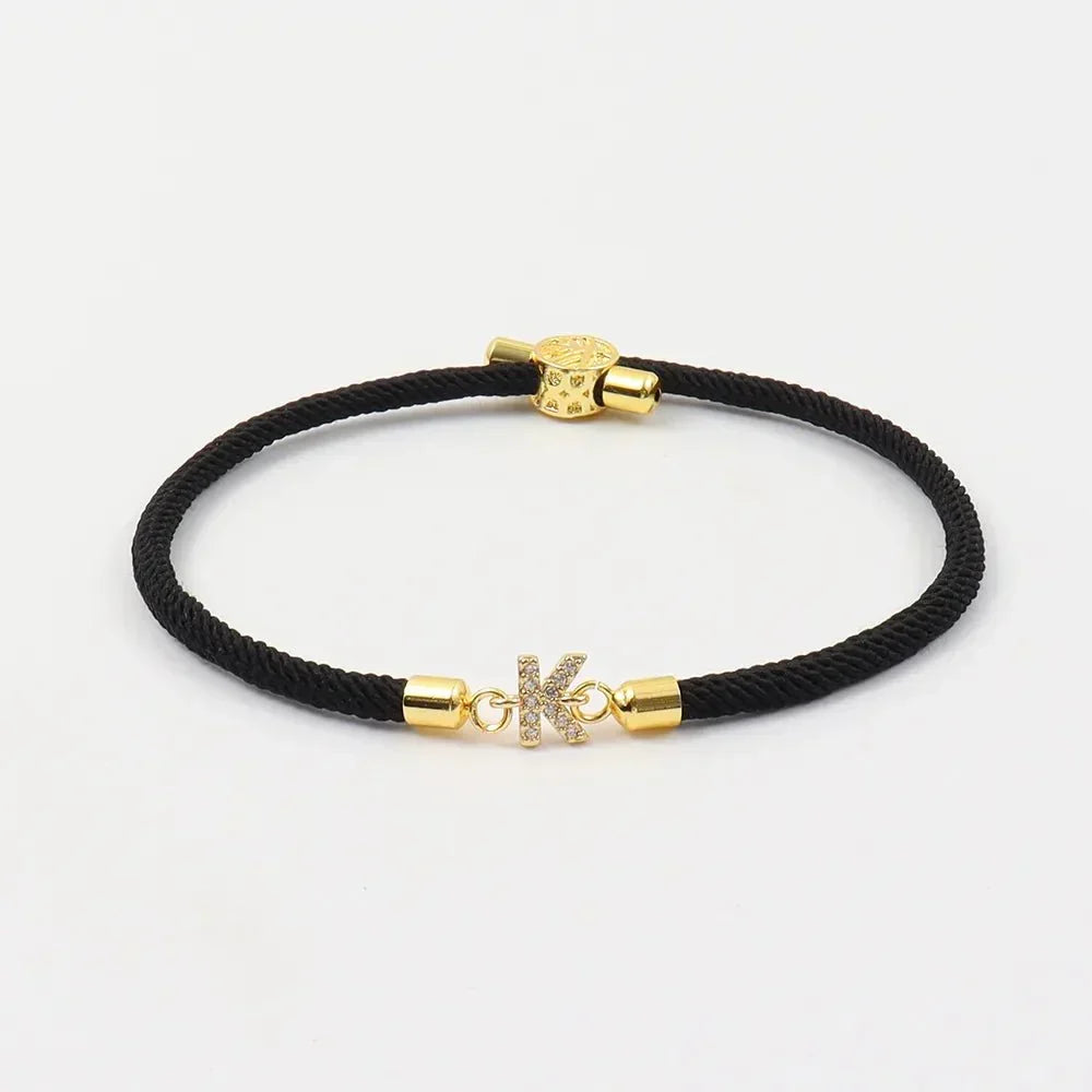 Calla – Adjustable bracelet with engraved initial