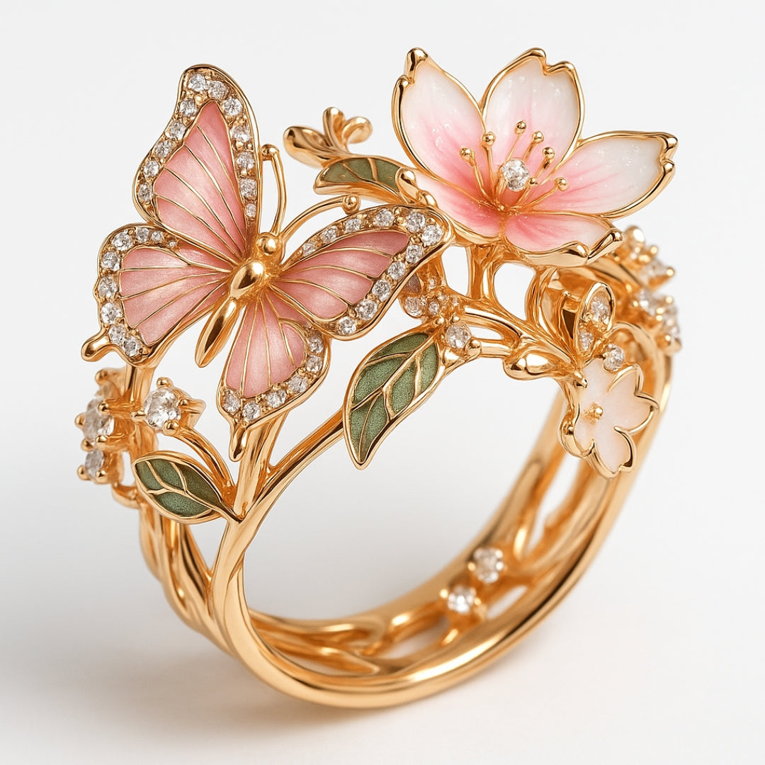 Meliora – Bright Butterfly Ring