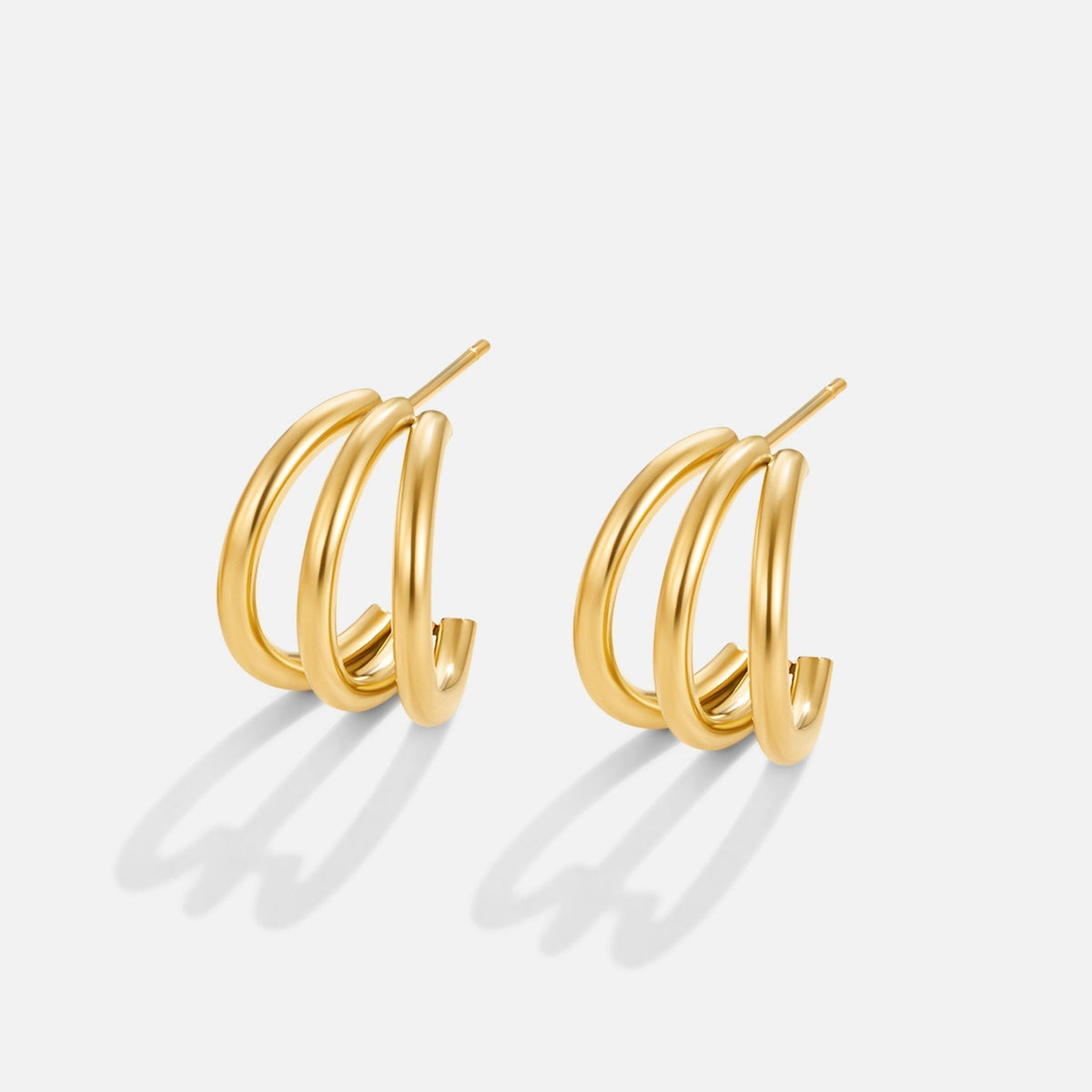 Anaya – Triple Design Hoops