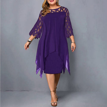 Annika – Dress with Cut-Out Sleeves and Feminine Cut