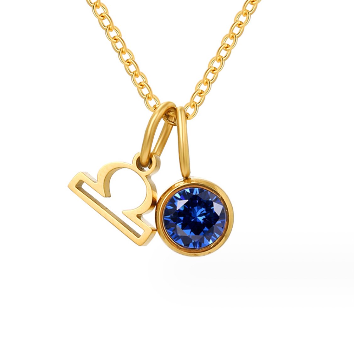 Shay - Zodiac Birthstone Necklace