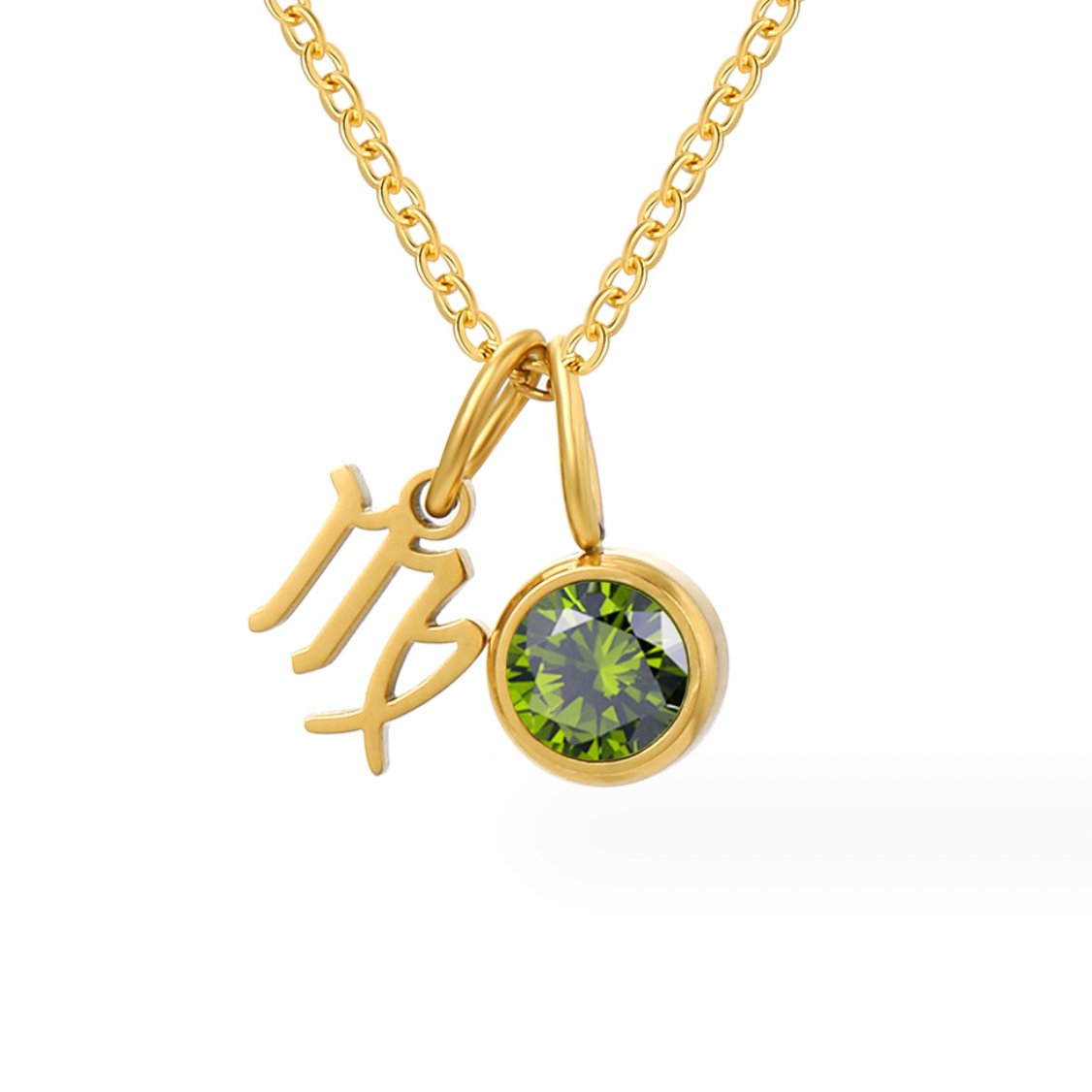 Shay - Zodiac Birthstone Necklace
