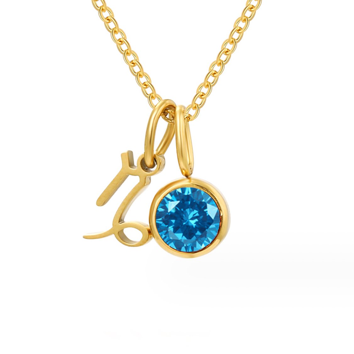 Shay - Zodiac Birthstone Necklace