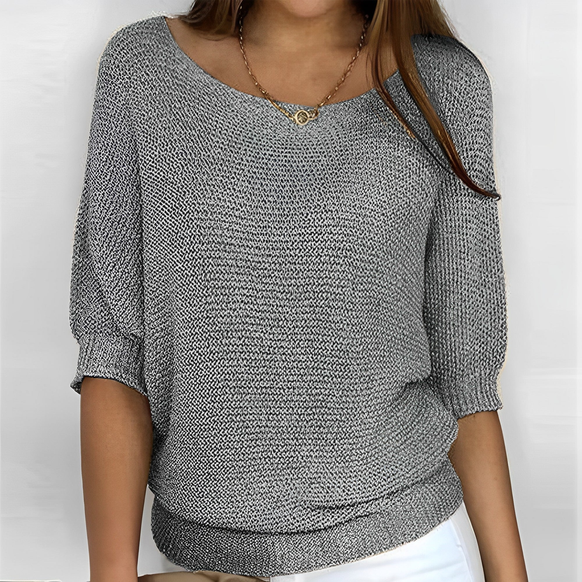 Leonie - Stylish Crew Neck Sweater