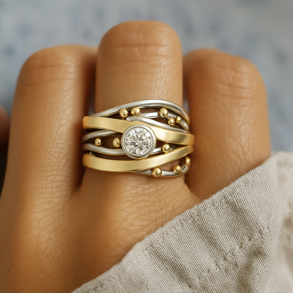 Dahlia – Vintage ring of refined design