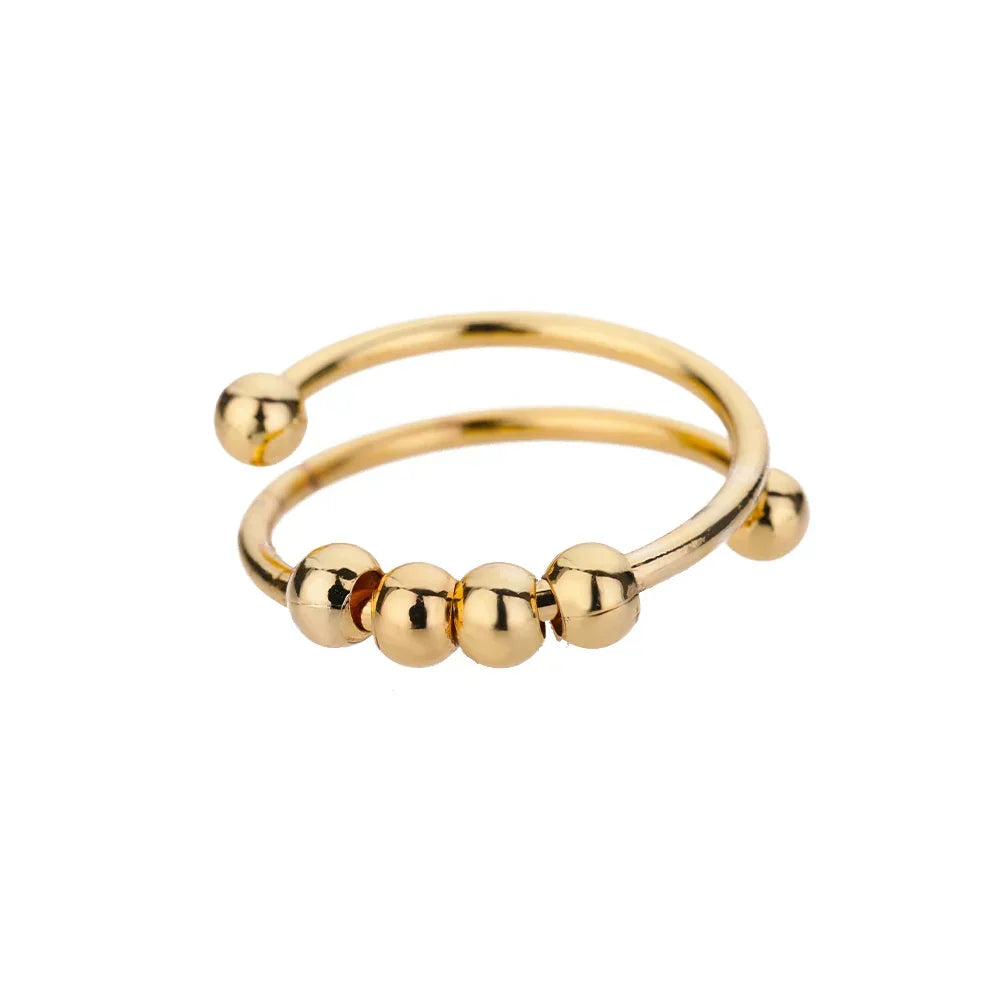 Maelis – Anti-stress ring with rotating pearls
