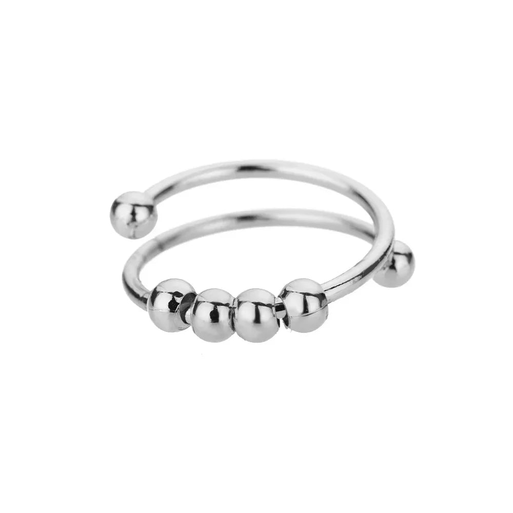 Maelis – Anti-stress ring with rotating pearls