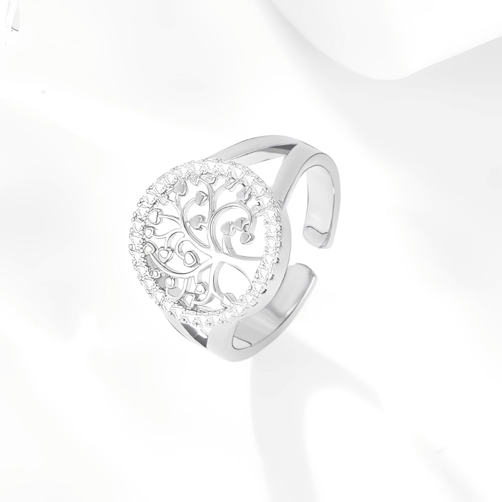 Yelina – Tree of Life Ring in Gold or Silver