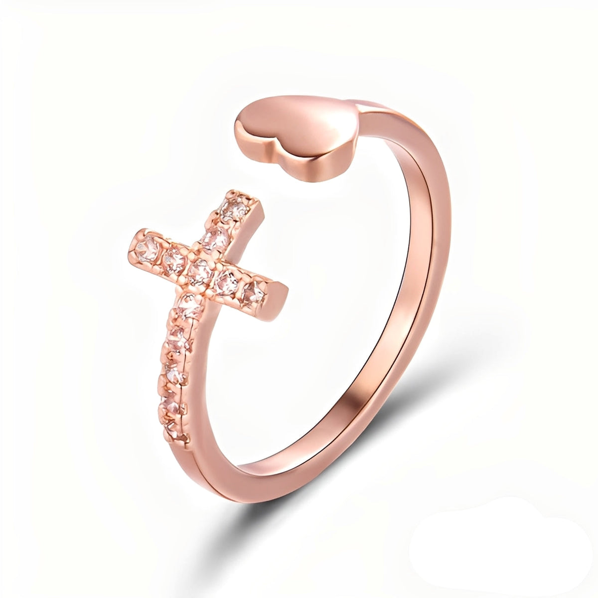 Maelys – Crossed ring for ladies