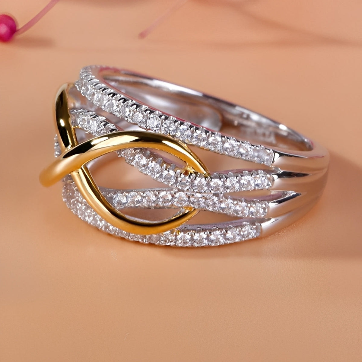 Inaya – Elegant infinity symbol ring for women