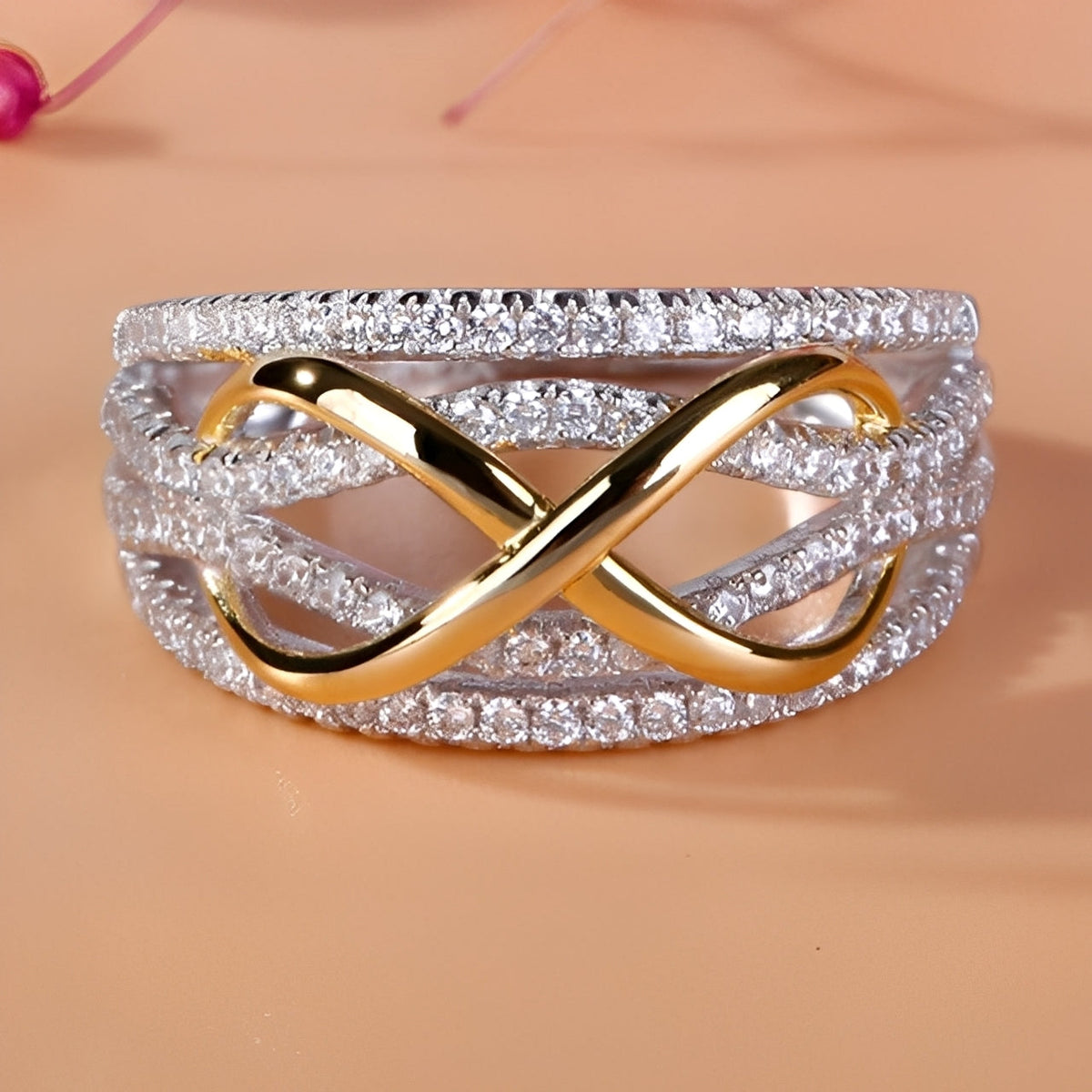 Inaya – Elegant infinity symbol ring for women