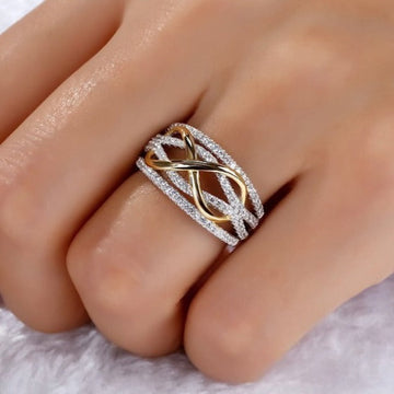 Inaya – Elegant infinity symbol ring for women