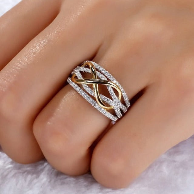 Inaya – Elegant infinity symbol ring for women