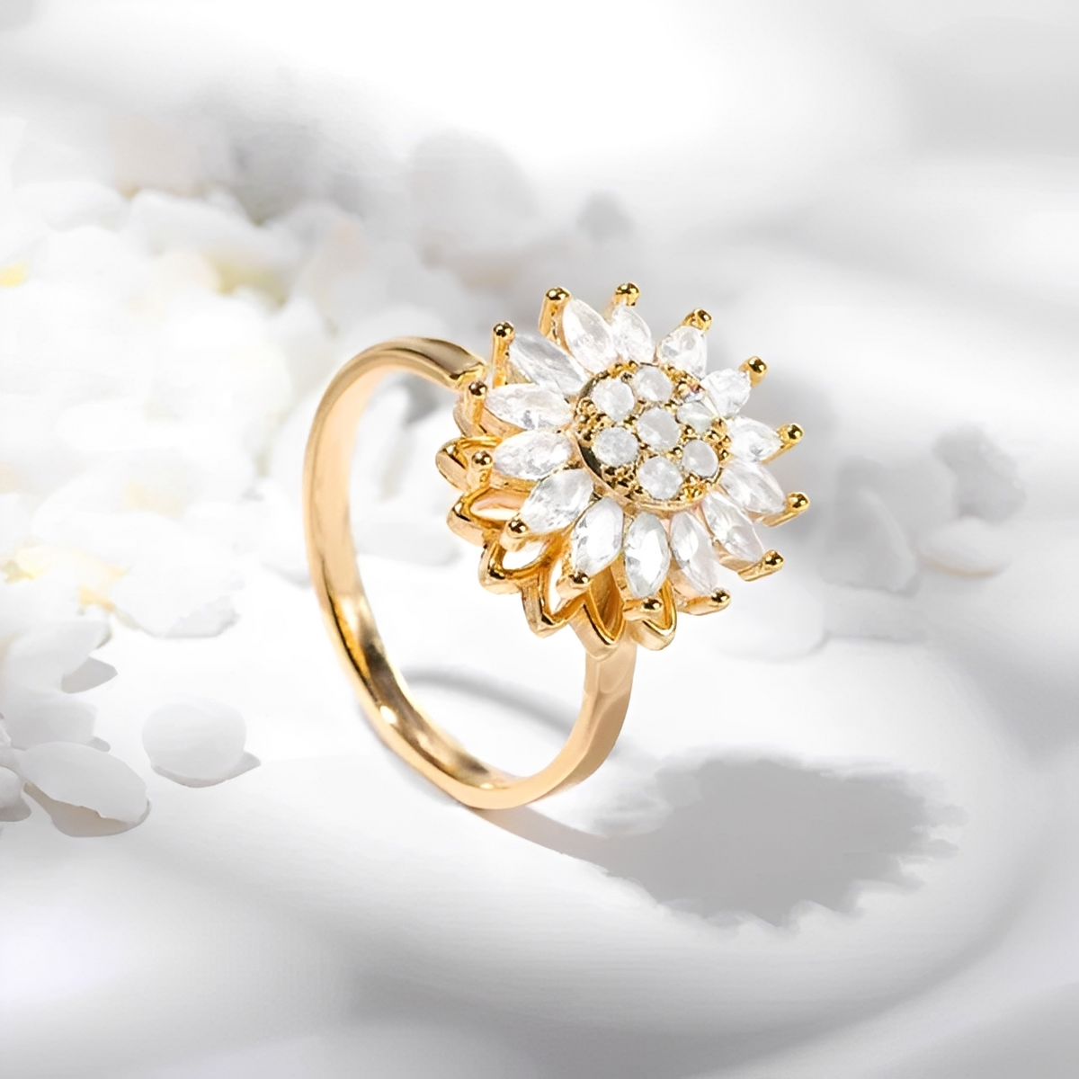 Solaya – Sunflower Stress Relief Ring