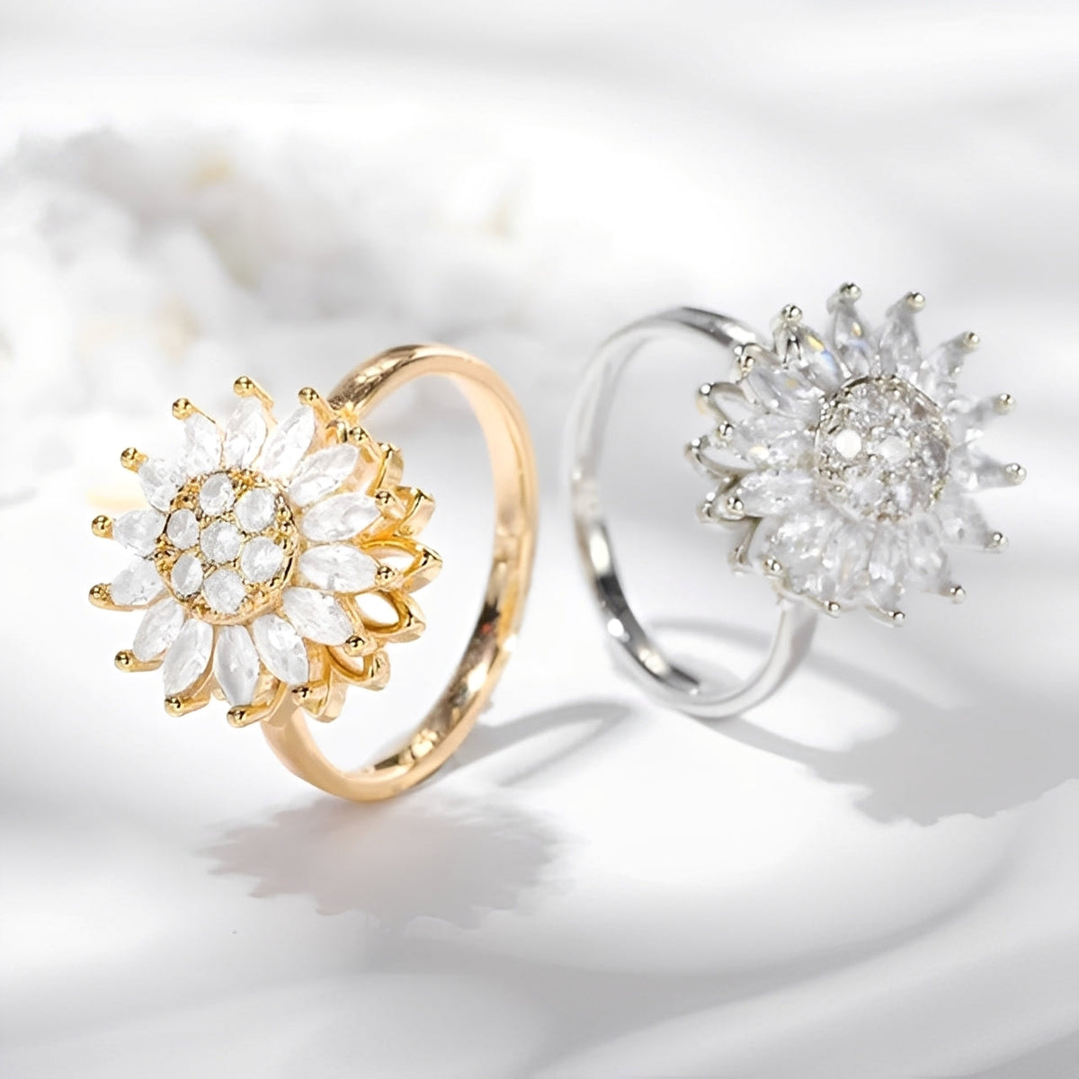 Solaya – Sunflower Stress Relief Ring