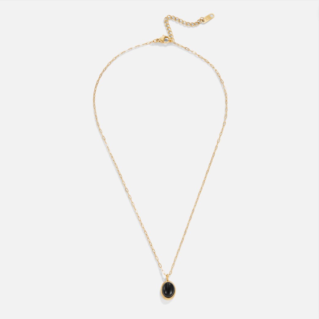 Euphrosyne - Black Onyx Necklace