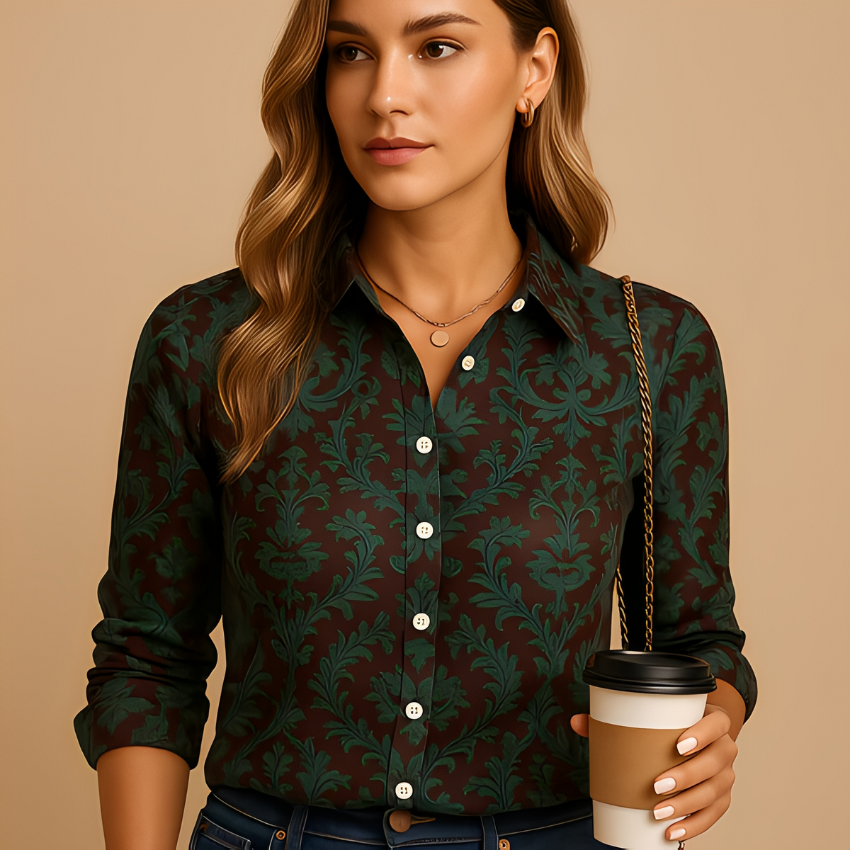 Alesha - Stylish Long-Sleeved Blouse for Women