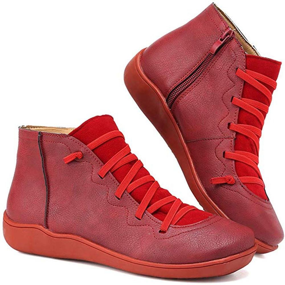 Afra - Classic Lace-Up Boots