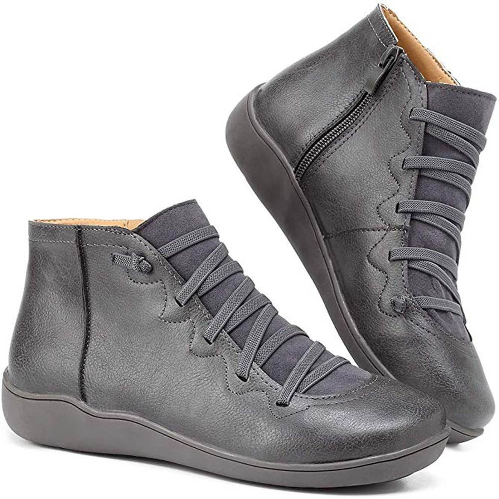 Afra - Classic Lace-Up Boots