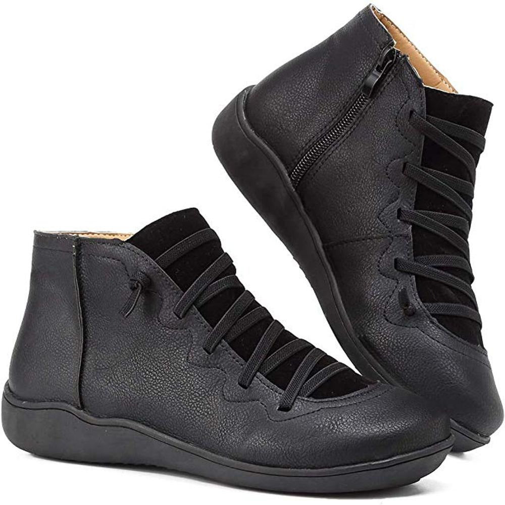 Afra - Classic Lace-Up Boots