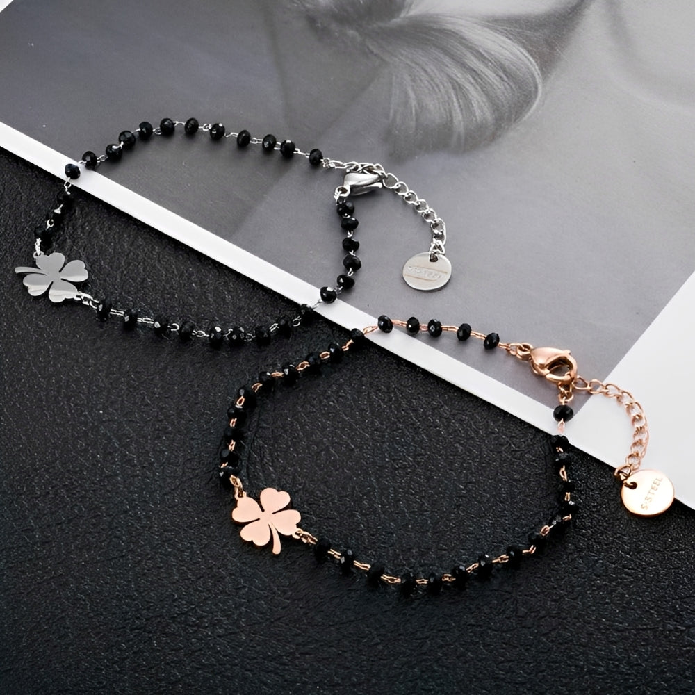 Faelya – Four Leaf Clover Charm Bracelet