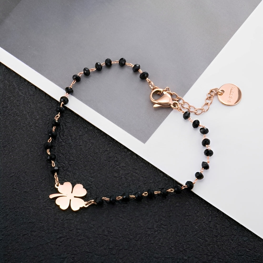 Faelya – Four Leaf Clover Charm Bracelet
