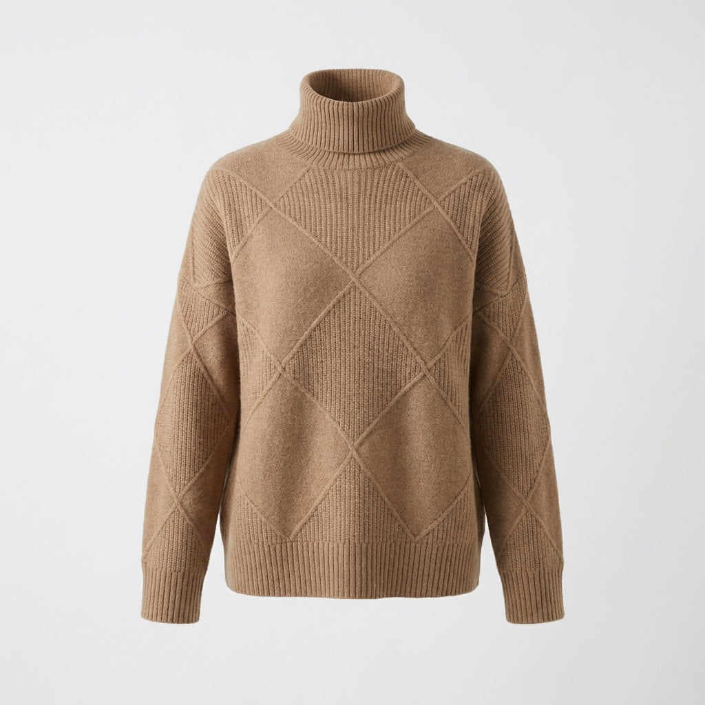 Camille - Stylish and warm turtleneck sweater