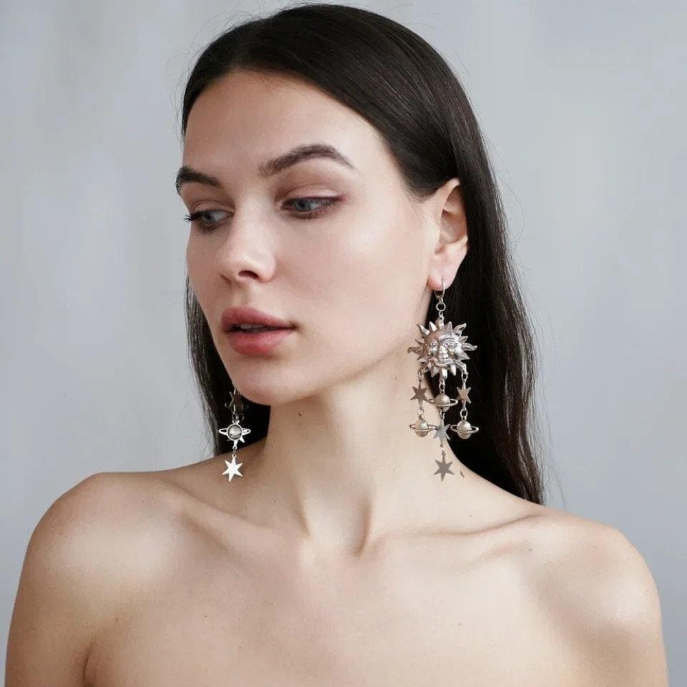 Celestials - Sun Earrings of Stellar Astrology