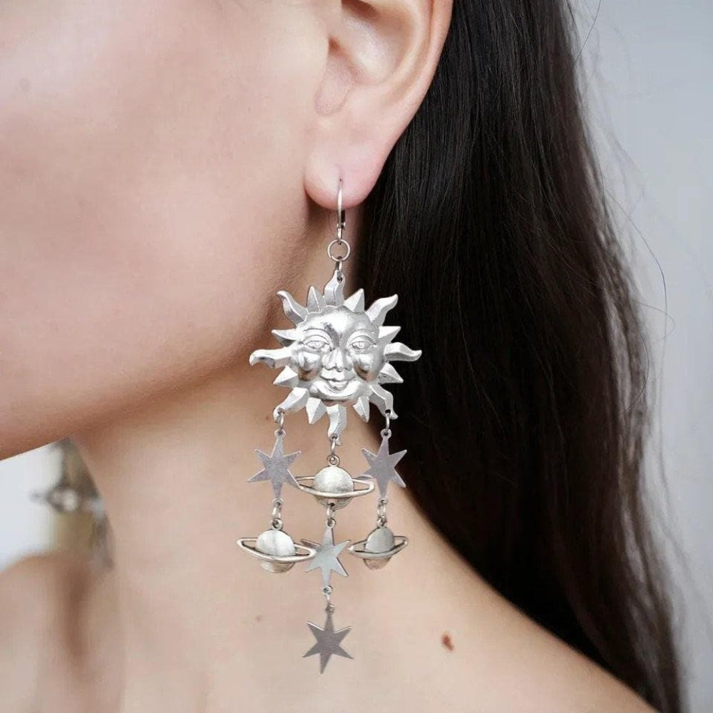 Celestials - Sun Earrings of Stellar Astrology