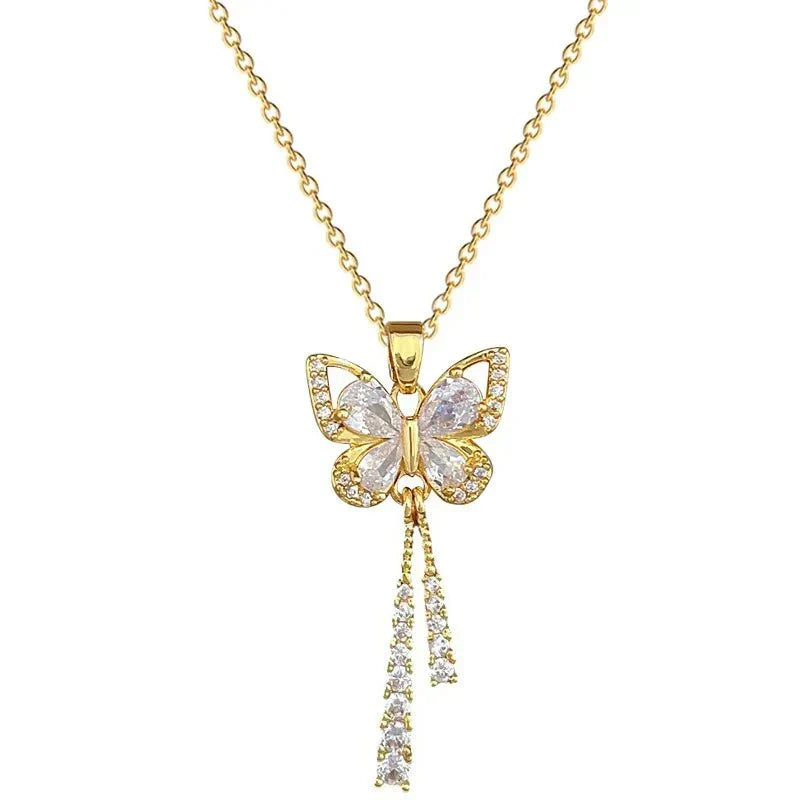 Avie – Brilliant Butterfly Necklace