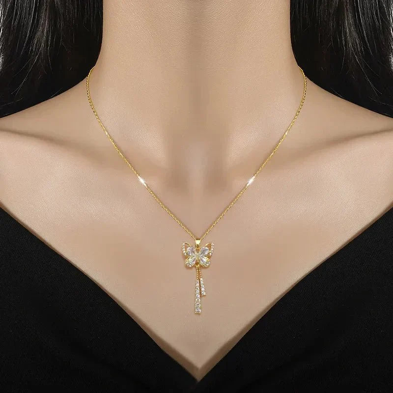 Avie – Brilliant Butterfly Necklace