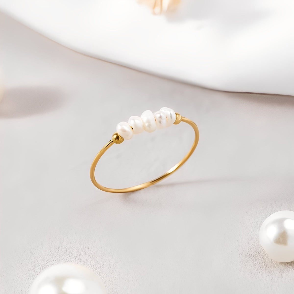Maelia – Classic Freshwater Pearl Ring