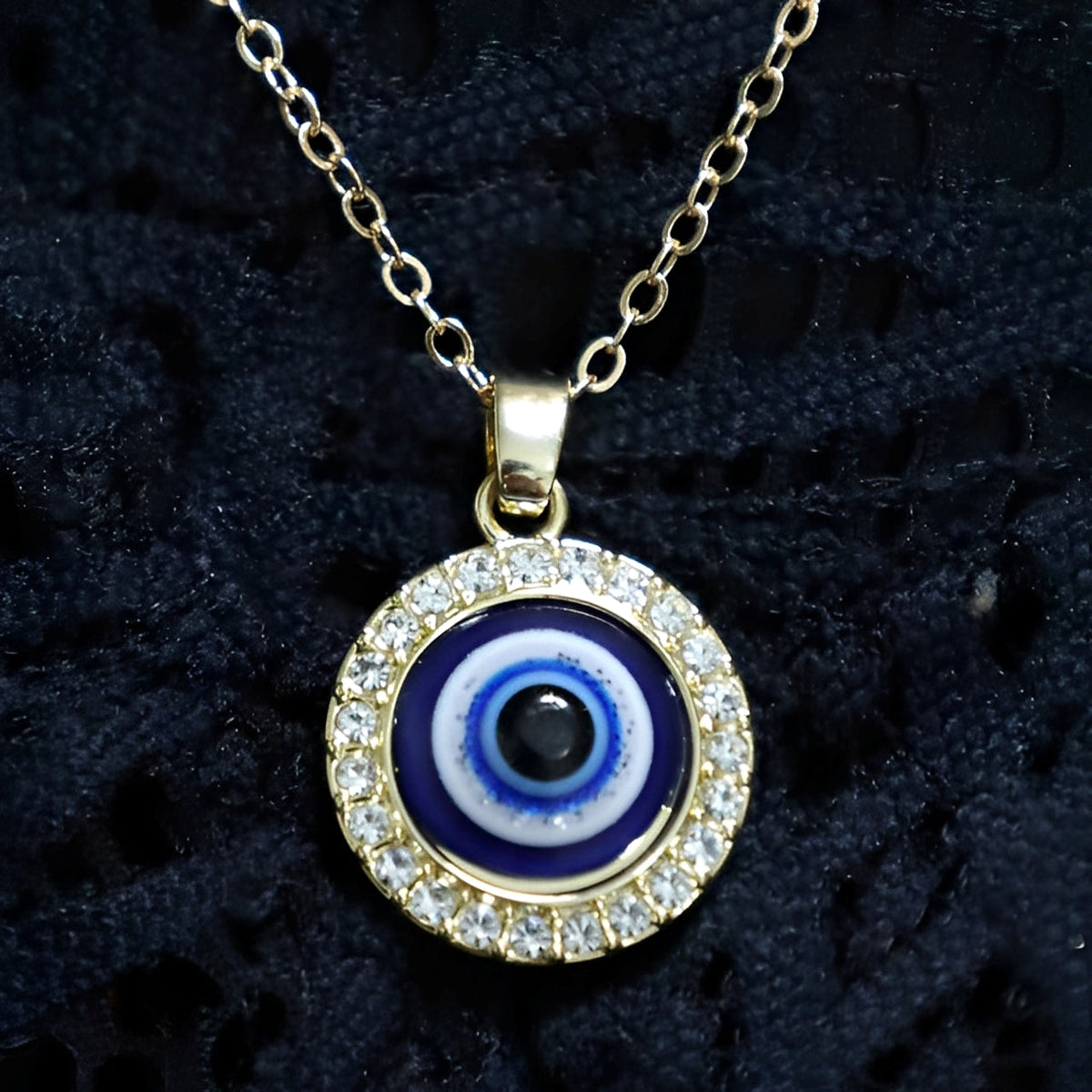 Eleni – Necklace with Blue Protective Eye Matiasma