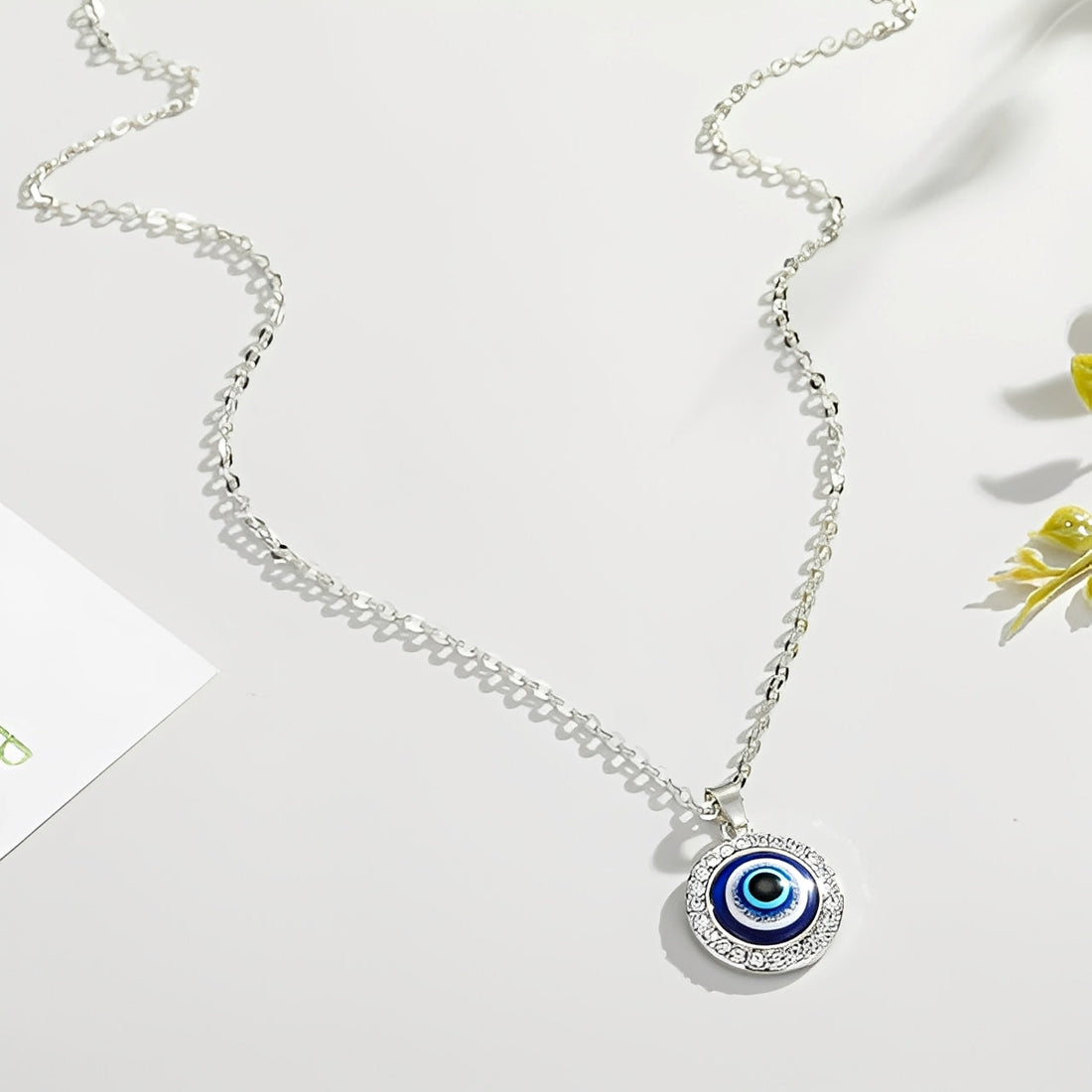 Eleni – Necklace with Blue Protective Eye Matiasma