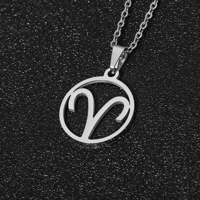 Astra – Zodiac necklace with pendant of 12 constellations
