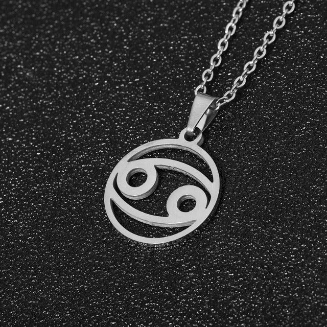 Astra – Zodiac necklace with pendant of 12 constellations