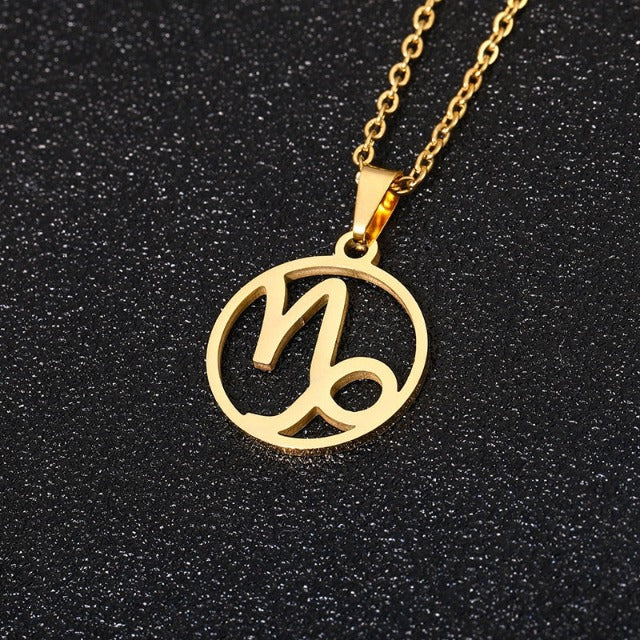 Astra – Zodiac necklace with pendant of 12 constellations