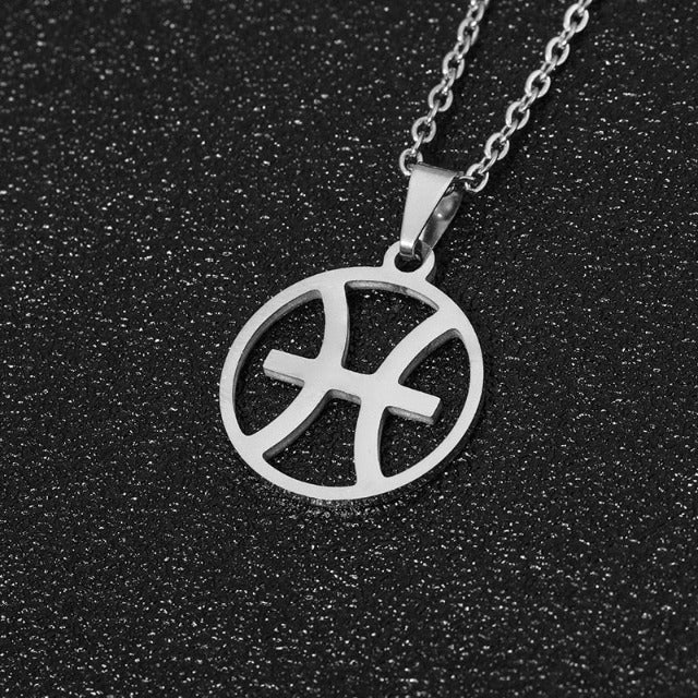 Astra – Zodiac necklace with pendant of 12 constellations