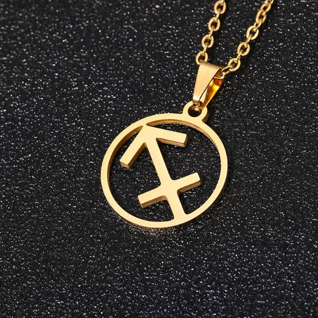 Astra – Zodiac necklace with pendant of 12 constellations